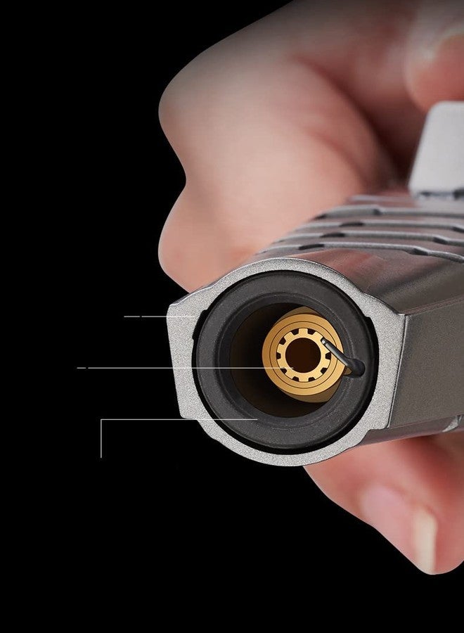 Ostin ولاعة أوستين الزنك المقاومة للرياح، ولاعة لهب نفاث قابل للتعديل، مثالية للشموع والتخييم والشواء والمطبخ - ولاعة توربينية - ولاعة قابلة لإعادة التعبئة - غير مرفقة - Image 4